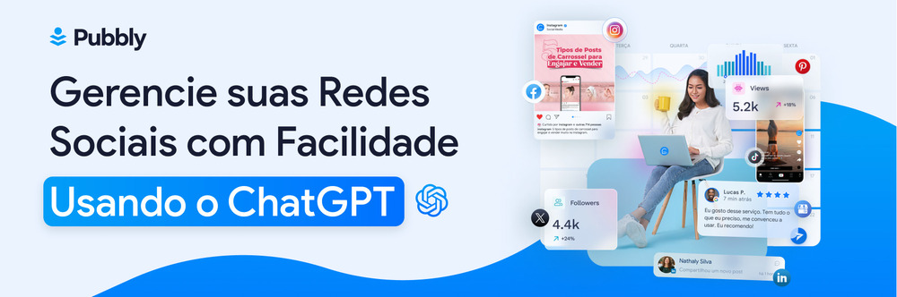 Pubbly Gerencie todas as Suas Redes Sociais Facilmente com IA