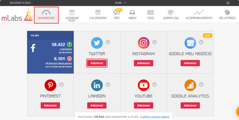 mlabs gestão de redes sociais