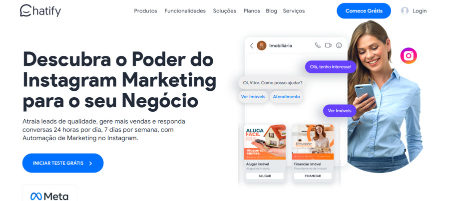 Chatify Marketing Automação de Instagram