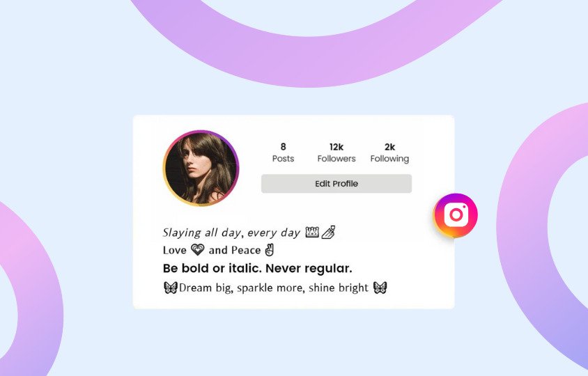 frases curtas para bio do Instagram