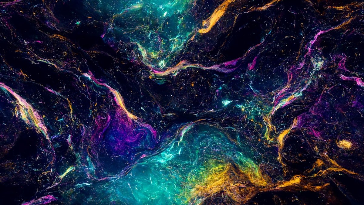 Nano Banana como usar: arte digital abstrata colorida gerada com IA