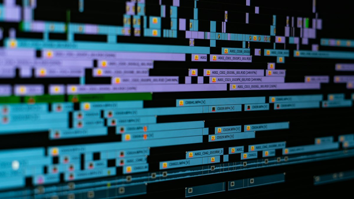 Gerador de vídeo com IA em português Gerador de vídeo com IA mostrando linha do tempo de edição