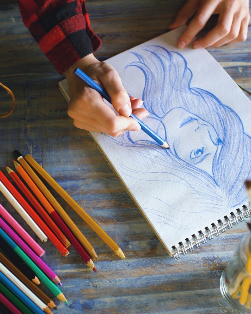 Traço de lápis e grafite para transformar foto em desenho