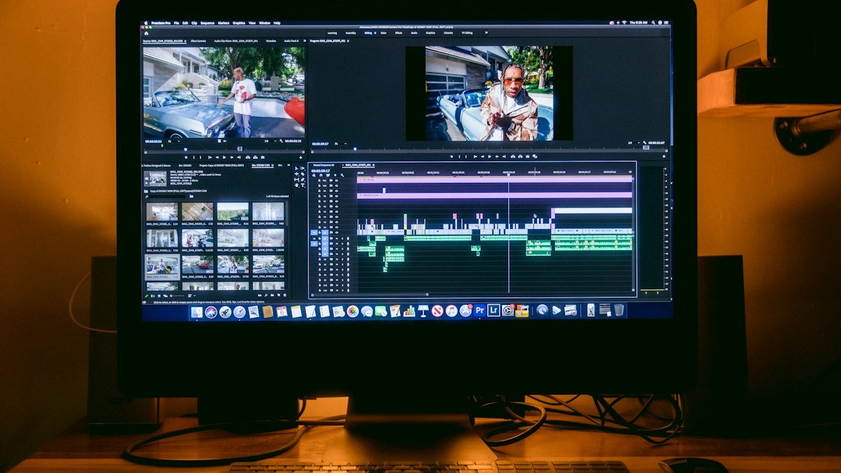 O que é upscale: monitor exibindo imagem ampliada em alta resolução